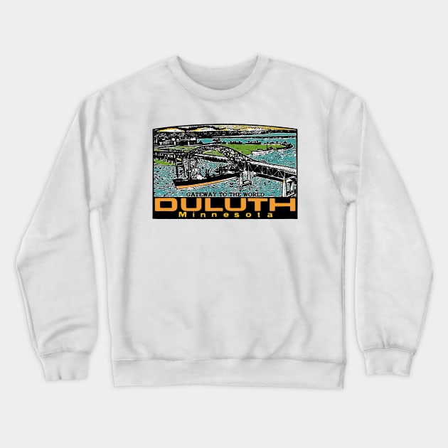 Vintage Duluth Decal Crewneck Sweatshirt by zsonn